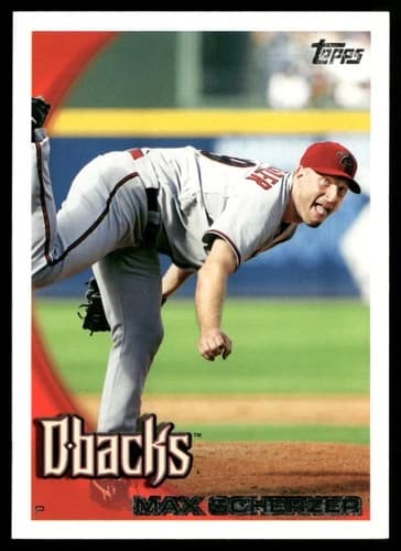 Max Scherzer — 2010 Topps #215 · Gold #/2010