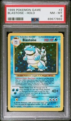 Blastoise — 1999 Base Set Holo 2/102 · Unlimited