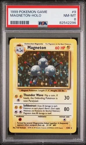 Magneton — 1999 Base Set Holo 9/102 · Unlimited