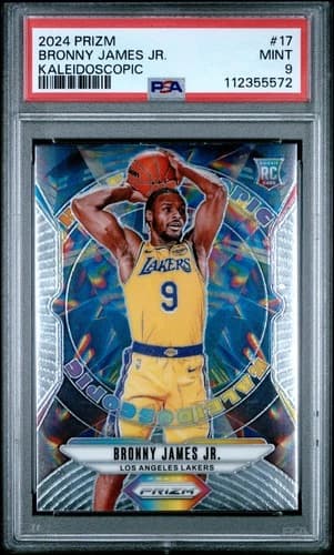 Bronny James Jr. — Panini Prizm Kaleidoscopic #17