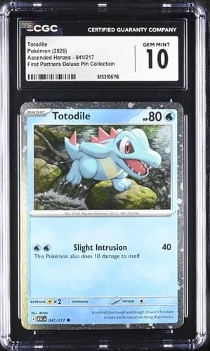 Totodile — First Partners Deluxe Pin Collection